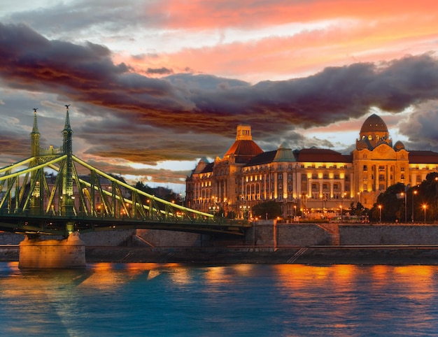 Budapest night view