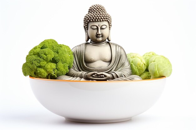 Buddha Bowl Stock Image Free Space for Text