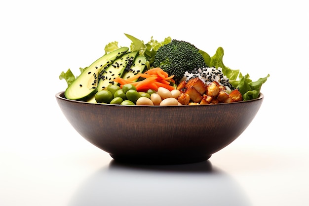 Buddha Bowl with Space for Text