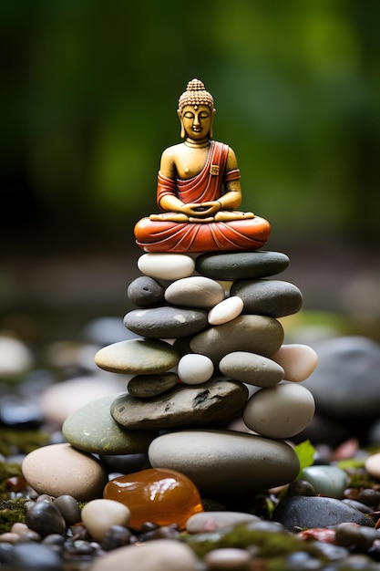 buddha meditating background