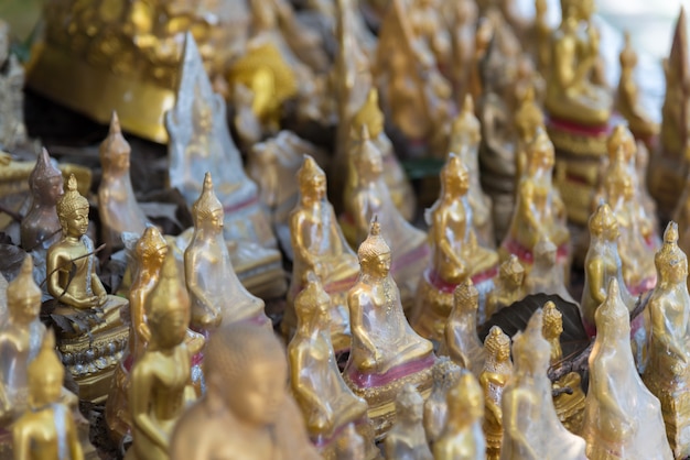 Buddha statue in buddhist temple Wat Lo Sutthawat