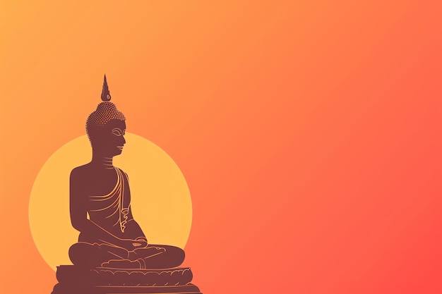 buddhism illustration background