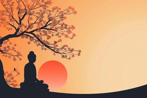 buddhism illustration background