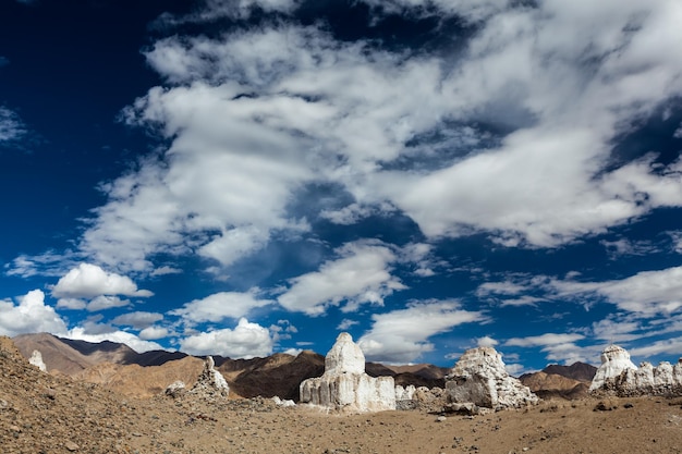 Buddhist chortens Ladakh