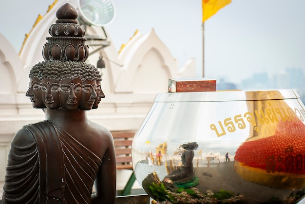 Buddhist temple in Bangkok Thailand