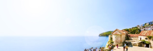 Budva panoramic mockup