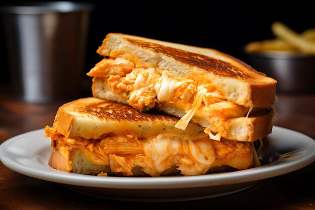 Buffalo Chicken Grilled Cheese Sandwich at Elv