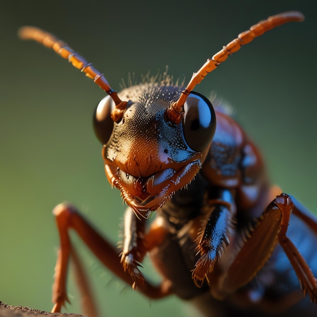 a bug that has a large beak on it