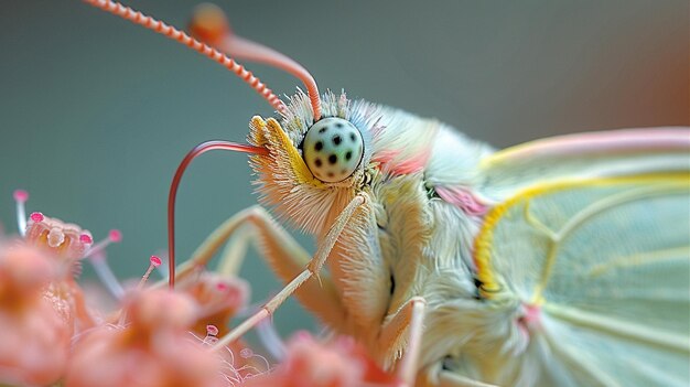 a bug with a bug on its head is shown in a picture