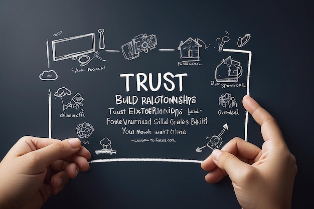 Photo build trust build relationships