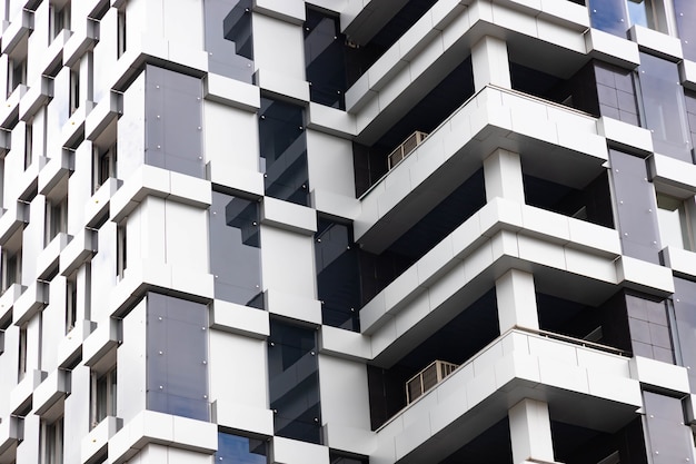 Building architecture details, facade design.