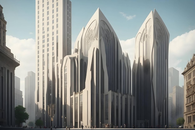 Building Architecture Landmark image generative ai