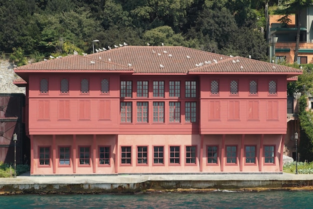 Building in Bosphorus Strait Side of Istanbul Turkiye