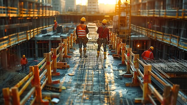 Building under construction industrial development construction site engineering