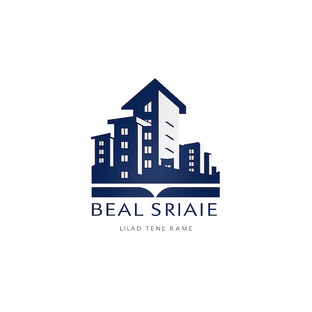 Photo building logoreal estate logoreal state logoreal estate