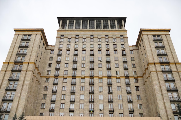 Building in Maidan Nezalezhnosti in Kiev Ukraine