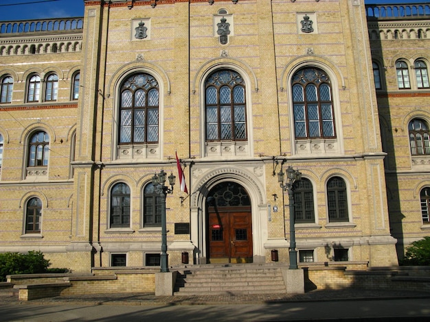 The building in Riga Latvia