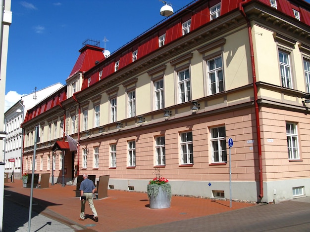 The building in Tartu Estonia