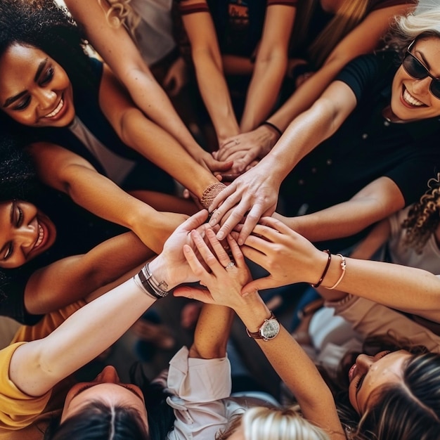 Building teams shoulder to shoulder and diversity of women