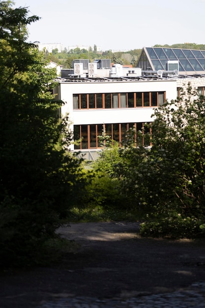 The building where the hostel is located