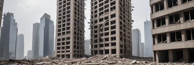 a building with a lot of windows and a tree in the middle