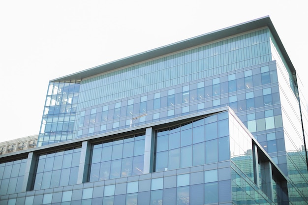 A building with many windows and a sign that says " the word " on it "