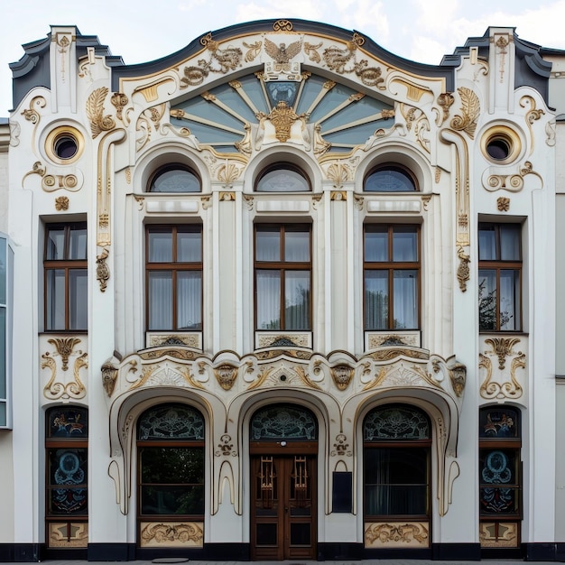 a building with a sign that says  the name of the building