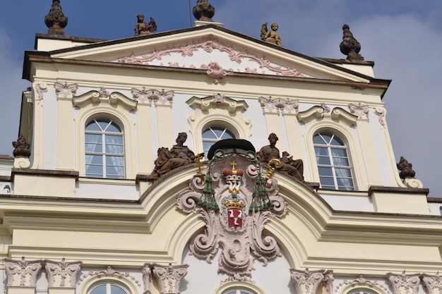 a building with a sign that says st vitus on it Czech Republic Prague Beautiful buildings