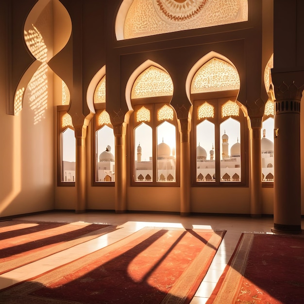 a building with a sign that saysthe name of the mosque