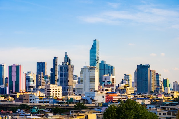 Building with sky in Bangkok, Thailand