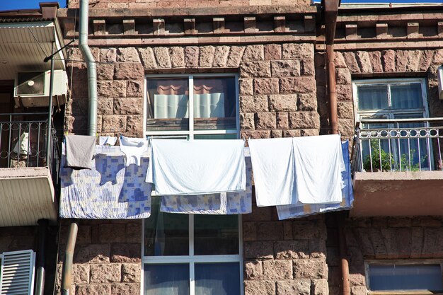 The building in Yerevan, Armenia