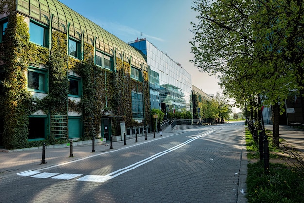 The buildings of the Warsaw University Library