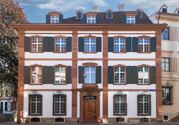 Buildings with beautiful windows in Basel