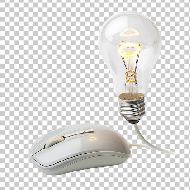 bulb isolated on transparent background