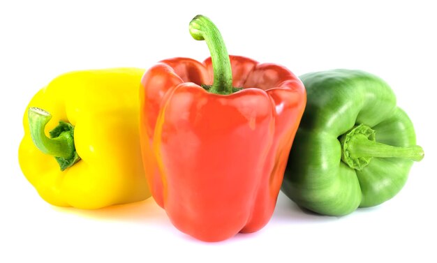 Bulgarian pepper isolated on white background