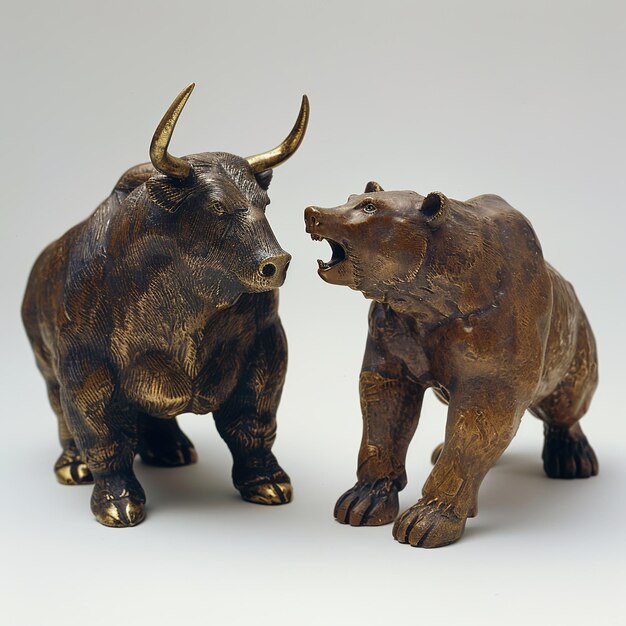 Bull and Bear in stock market v 6 Job ID 5ffe009b4e8d4b20817af917409feda5