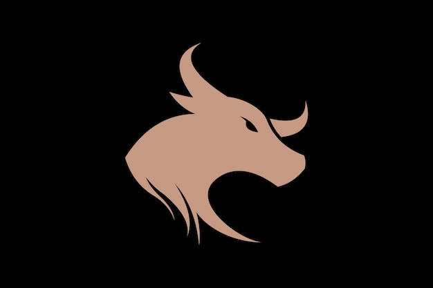 Photo bull head design concept modern