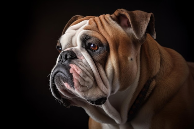 Bulldog dog Generate Ai