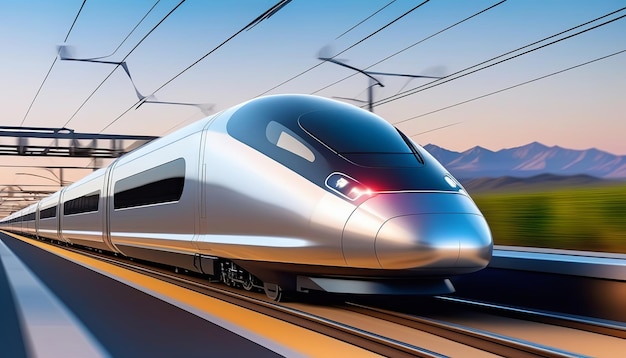 Bullet Train Capsule for Fast Transportation