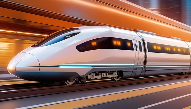 Bullet Train Capsule for Fast Transportation