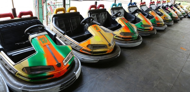 Bumper Cars in amusement