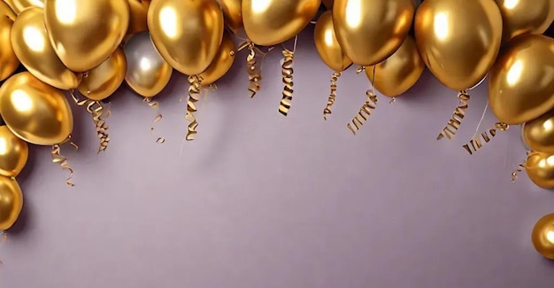 a bunch of balloons with a purple background with a purple background