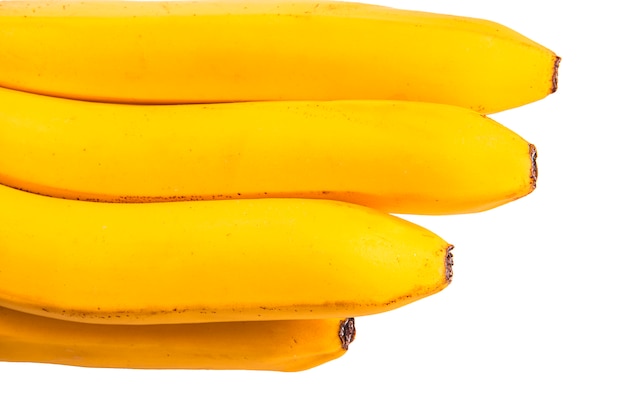 Bunch of bananas isolated on white background