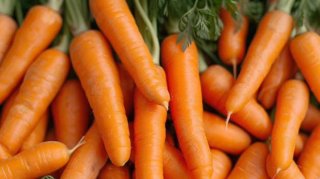 A bunch of carrots