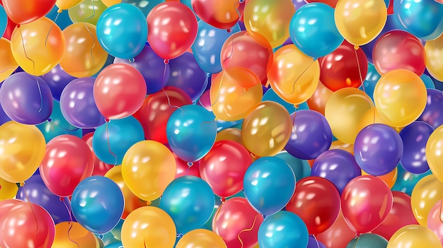 a bunch of colorful balloons with a blue one that says quot happy birthday quot