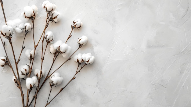 Photo a bunch of cotton on a white background