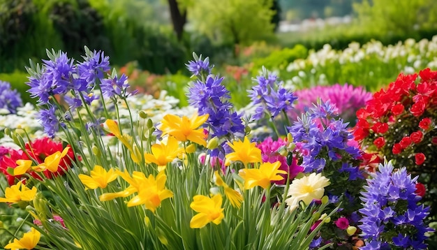 Bunch of flower in the evening view