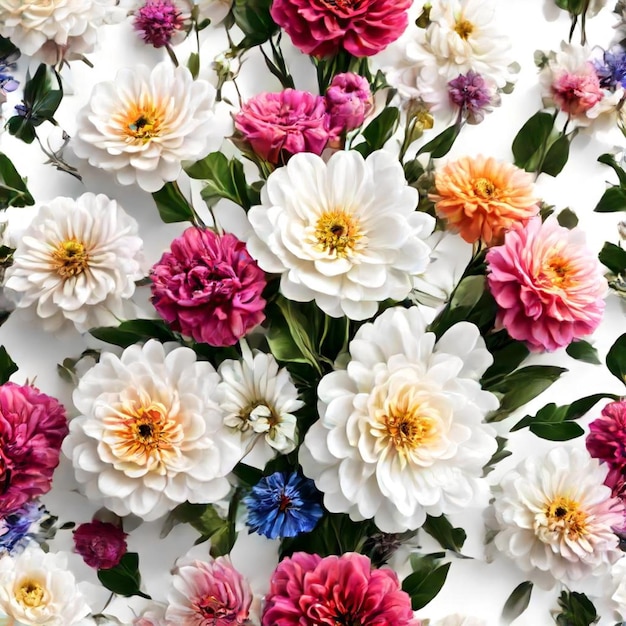 a bunch of flowers that are in a vase