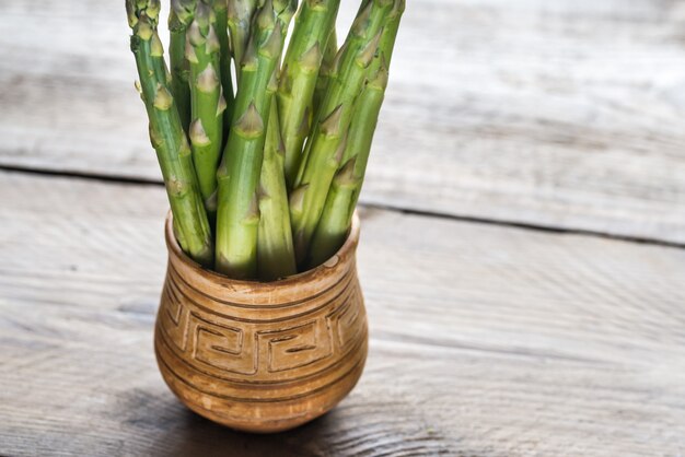 Bunch of fresh asparagus