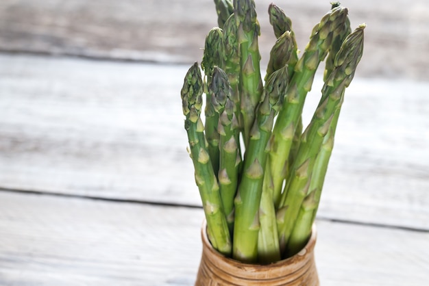 Bunch of fresh asparagus